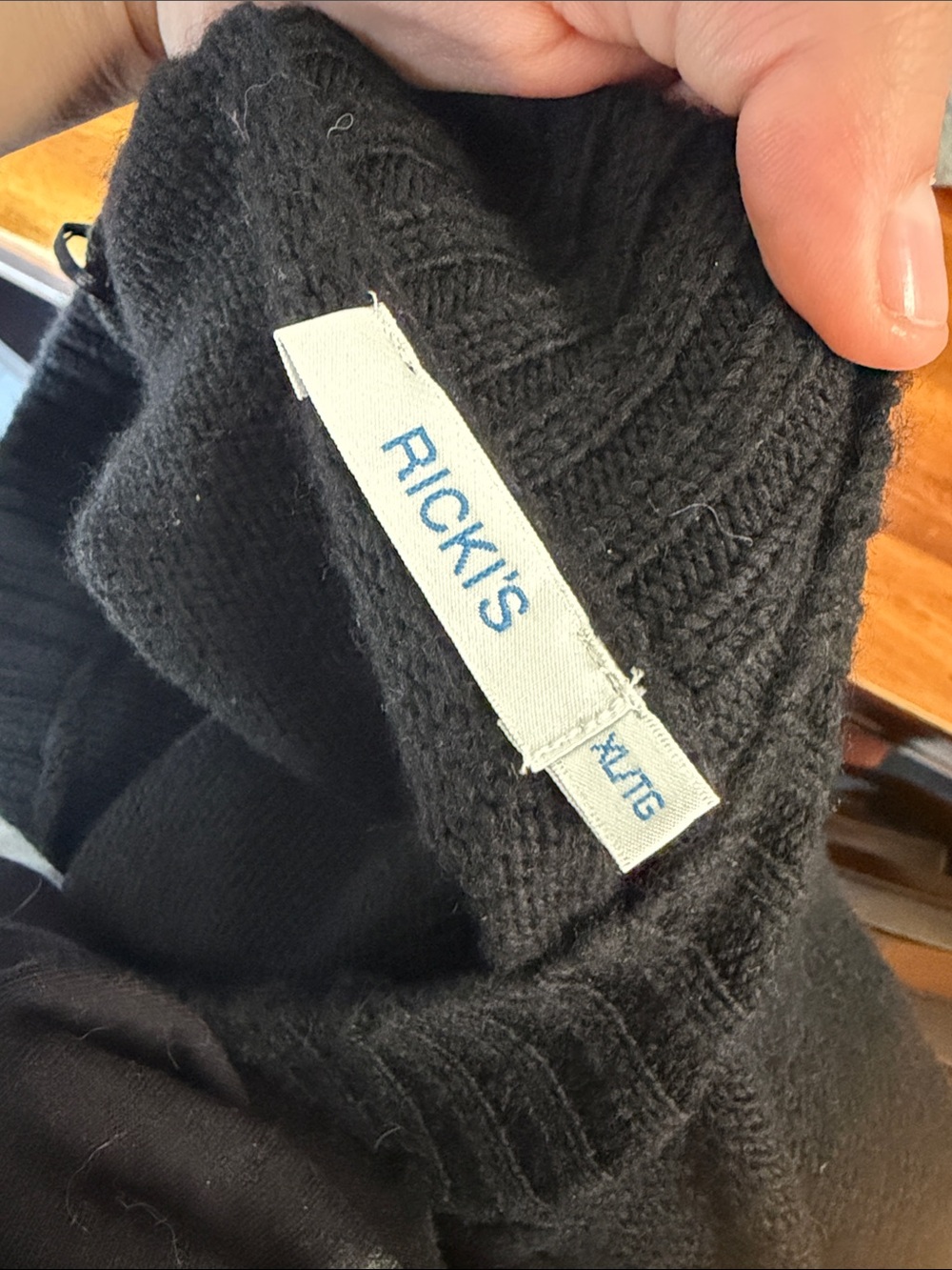 Ricki's Black Button-Front Knit Cardigan - Picture 3 of 4